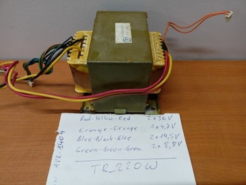 Аудио симметричный трансформатор 2x 36V 2x 20V 2x 9V 1X 5V DIY