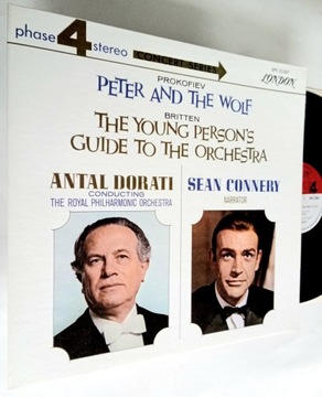 ПРОКОФ'ЄВ = PETER AND THE WOLF LP SEAN CONNERY ' 65