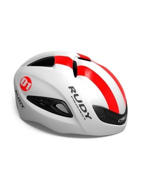 Шлем руды дизайн BOOST 01 белый / красный. fluo Л В-в
