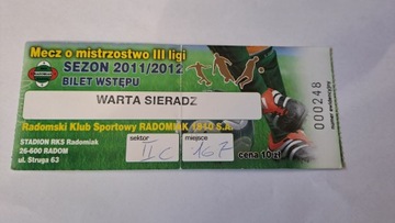 РАДОМЯК РАДОМ-ВАРТА СЕРАДЗ 03-09-2011