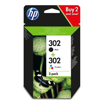 HP X4D37AE комплект HP 302 black / tri-color