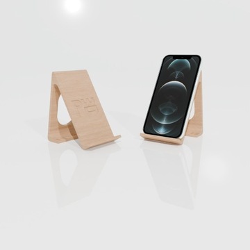 Підставка для телефону, 3D друк, біо дерево, PLA, простий дизайн