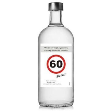 день народження етикетки для алкоголю горілка 60 день народження