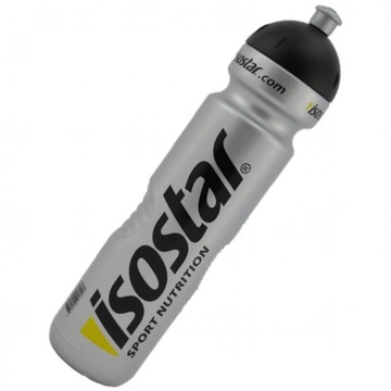 Бутылка для воды ISOSTAR 1000ml pull-Push Silver