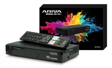 Декодер Combo тюнер 4K CI + DVB-T2 HBBTV DVB - C DVBS2 HDR Ferguson Ariva 9000