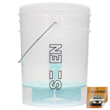 Seven 20L ведро для мойки автомобилей с сепаратором WASH White Hard