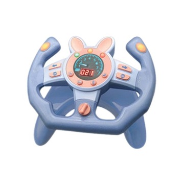 JE-Simulation Steering Wheel Simulated Vibration Acceleration Blue U Shape