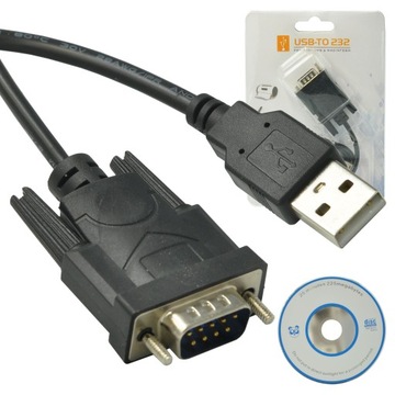 Перехідник перехідник USB до RS232 0,8 м