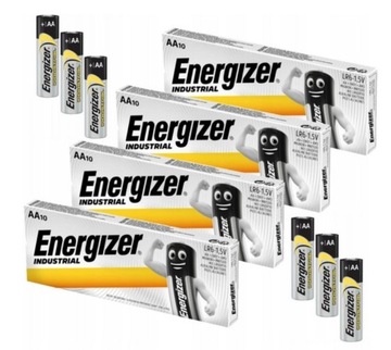 Батарейки АА ENERGIZER Алкаические палочки R6 1.5 V сильные 40 шт оригинальные