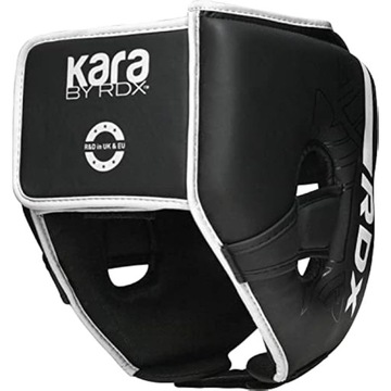 Шлем для боевых видов спорта RDX бело-черный R. средний