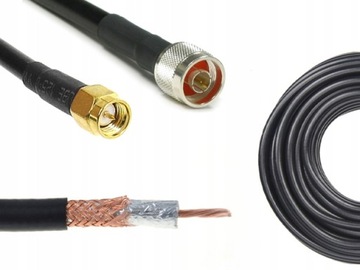 Антенний роз'єм 3м штекери nm-SMAm кабель srf240