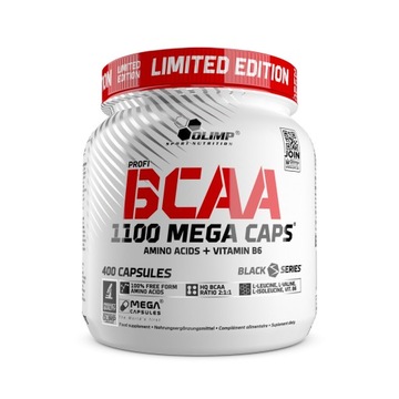 OLIMP BCAA 1100 MEGA CAPS 400CAPS аминокислоты EAA лейцин