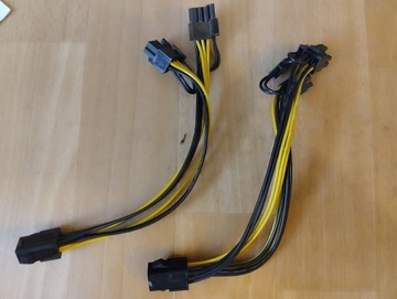 Адаптер PCIe 6 pin-2xpcie 8 pin