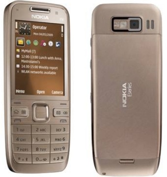 Мобильный телефон Nokia E52 64 МБ / 64 МБ злотый