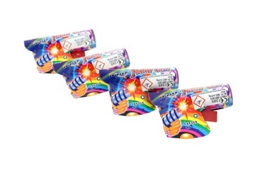 КОНФЕТТИ ДЛЯ СТРЕЛЬБЫ ИЗ ПИСТОЛЕТА PARTY GUN 4 ШТ.