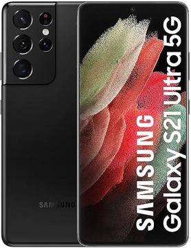 Смартфон Samsung Galaxy S21 Ultra 5G 128GB цвет черный / черный