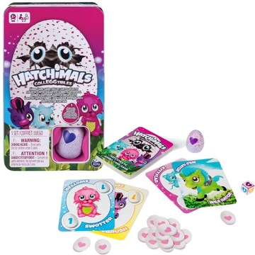 HATCHIMALS КАРТОЧНАЯ ИГРА В БАНКЕ И ЯЙЦЕ ФИГУРКА