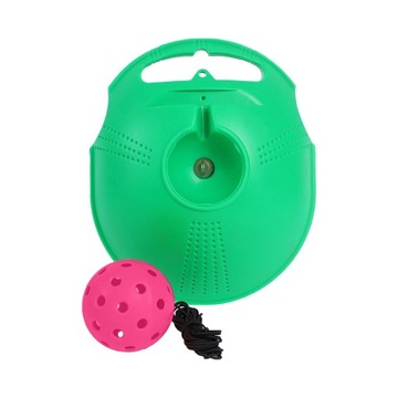 .Pickleball Trainer Rebound Ball with String Tool with Ball Orange Rose Red