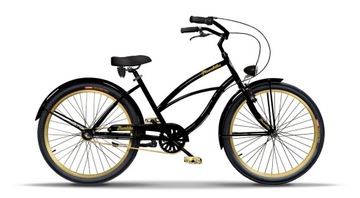 Городской велосипед cruiser PLUMBIKE La Donna Black 3 B