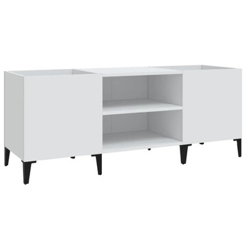 Шкаф для плит, белый, 121x38x48 см, деревянный материал