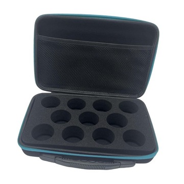 yo Balls Storage Case with Zipper Protection with Handle Compact Blue