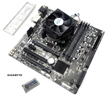 Gigabyte GA-Q170M-D3H, DDR4, S1151, Gen6 / 7 + паста