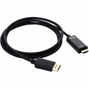 Кабель DISPLAY PORT до HDMI DisplayPort DP 4K 1,8 м