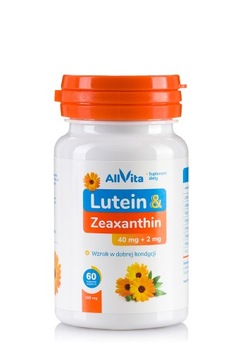 Лютеїн 40 мг + зеаксантин 2 мг AllVita 60 капс.