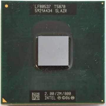 Intel Core2 Duo T5870 SLAZR
