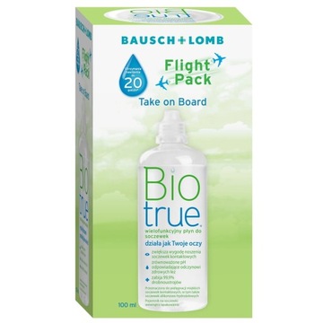 Рідина для лінз Biotrue Flight Pack, 100 мл