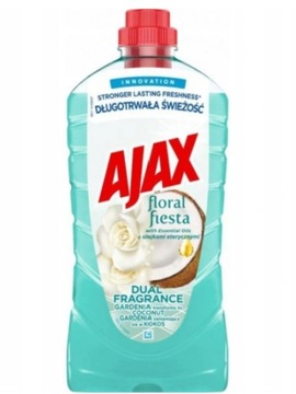 AJAX чистящая жидкость 1л гардения и кокос