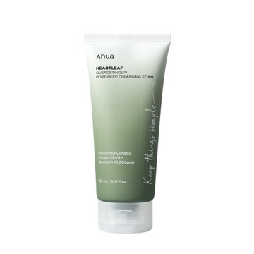 Anua Heartleaf Quercetinol Pore Deep Cleansing Foam, 5.07 fl унция (150 мл)