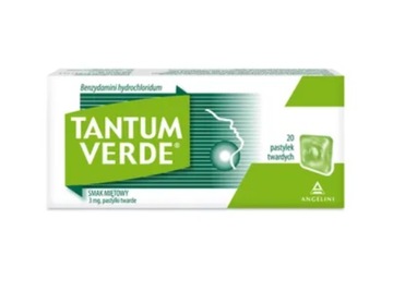 Тантум Верде 20 шт. таблетки від болю в горлі