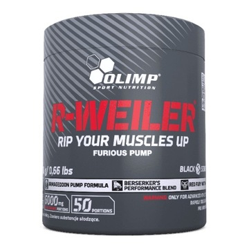 OLIMP R-WEILER 300g креатин кофеїн цитрулін аргінін бета-аланін лайм