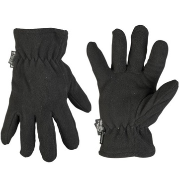 Військові рукавички зимові флісові чорні M