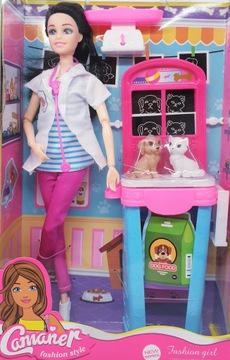 Лялька ветеринар + кішка + собака принцеса Доктор доктор