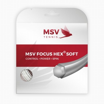 Натяжение MSV Focus Hex Soft White set 12 м.-1,25 мм
