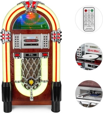 Музыкальный автомат проигрыватель FM радио BT CD MP3 USB SD
