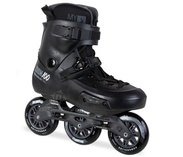 Ролики Powerslide ZOOM Pro 100 (black) - 45-46