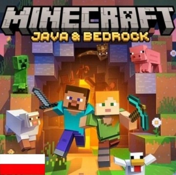 MINECRAFT JAVA & BEDROCK EDITION - PC ГРА-ПОЛЬСЬКА ВЕРСІЯ-КЛЮЧ