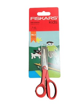 Ножницы для левшей закругленные для детей 3-9 лет Fiskars