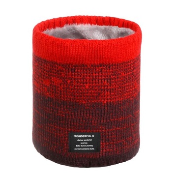 червоний стиль C унісекс зимовий похідний шарф r