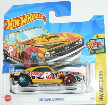 Hot Wheels- ' 68 COPO CAMARO - - - - ART CARS 2023