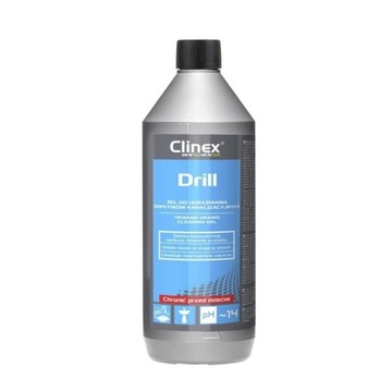 Гель Clinex Drill 1L для очищення труб