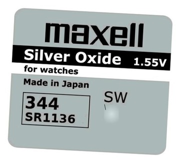 Срібний акумулятор Mini Maxell 344 / SR 42 / SR 1136