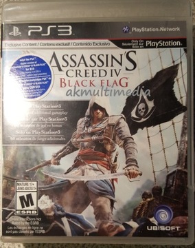 Assassins Creed IV: Чорний прапор PS3 новий у фользі