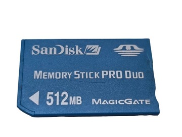 Карта памяти SANDISK Memory Stick Pro DUO 512MB MAGIC GATE