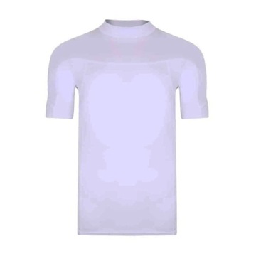 UV L мужская защитная футболка для плавания белая