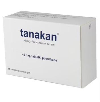 Танакан 40 мг, 90 таблеток, вкритих оболонкою (паралельний імпорт)