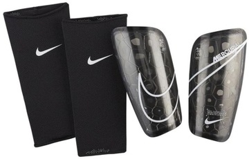 Футбольные щитки, наколенники Nike Mercurial Lite-черные Р. Л